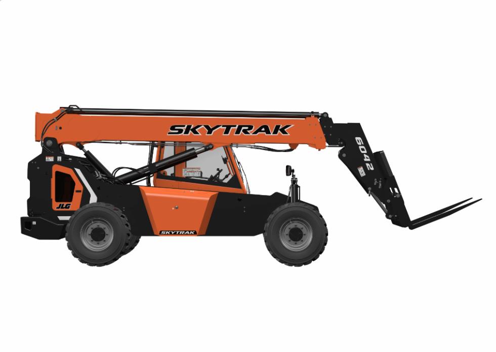 FORKLIFT, REACH W/ CAB 6,000 LB. 42' SKYTRAK 6042